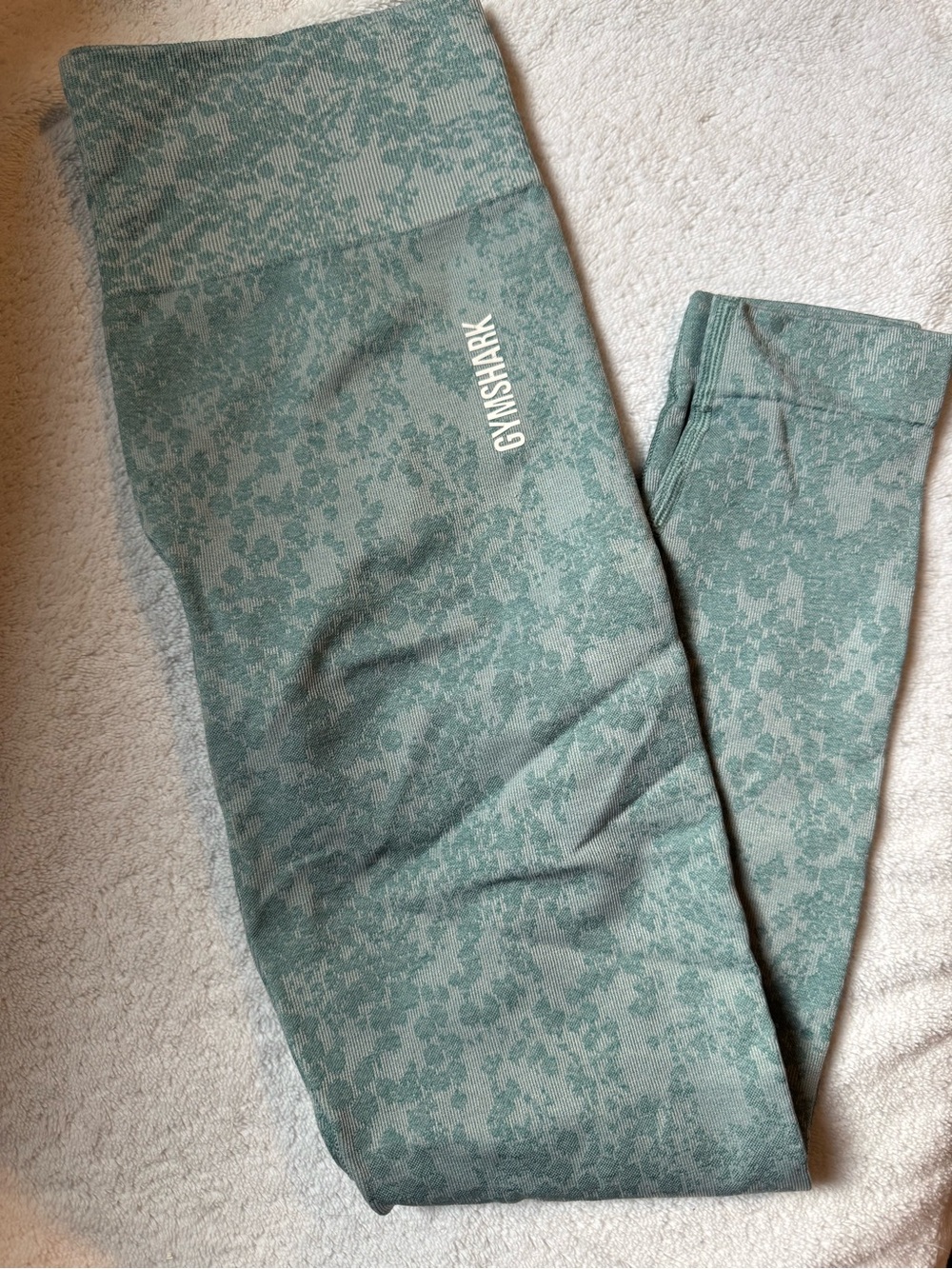 Gymshark Adapt Animal Seamless Leggings - Light Green